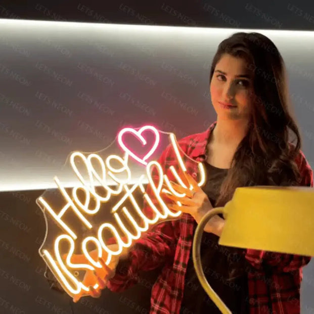 Hello Beautiful Neon Sign Lets Neon