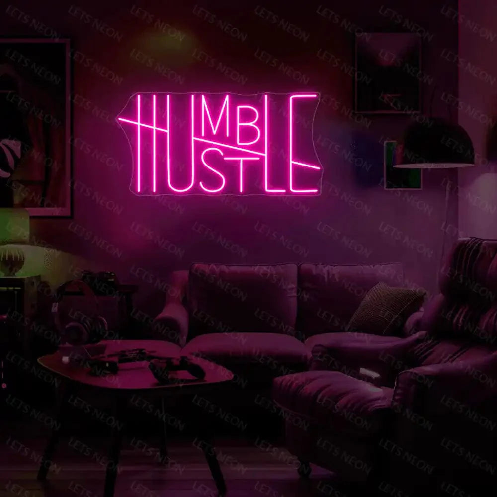 Humble Hustle Neon Sign Lets Neon