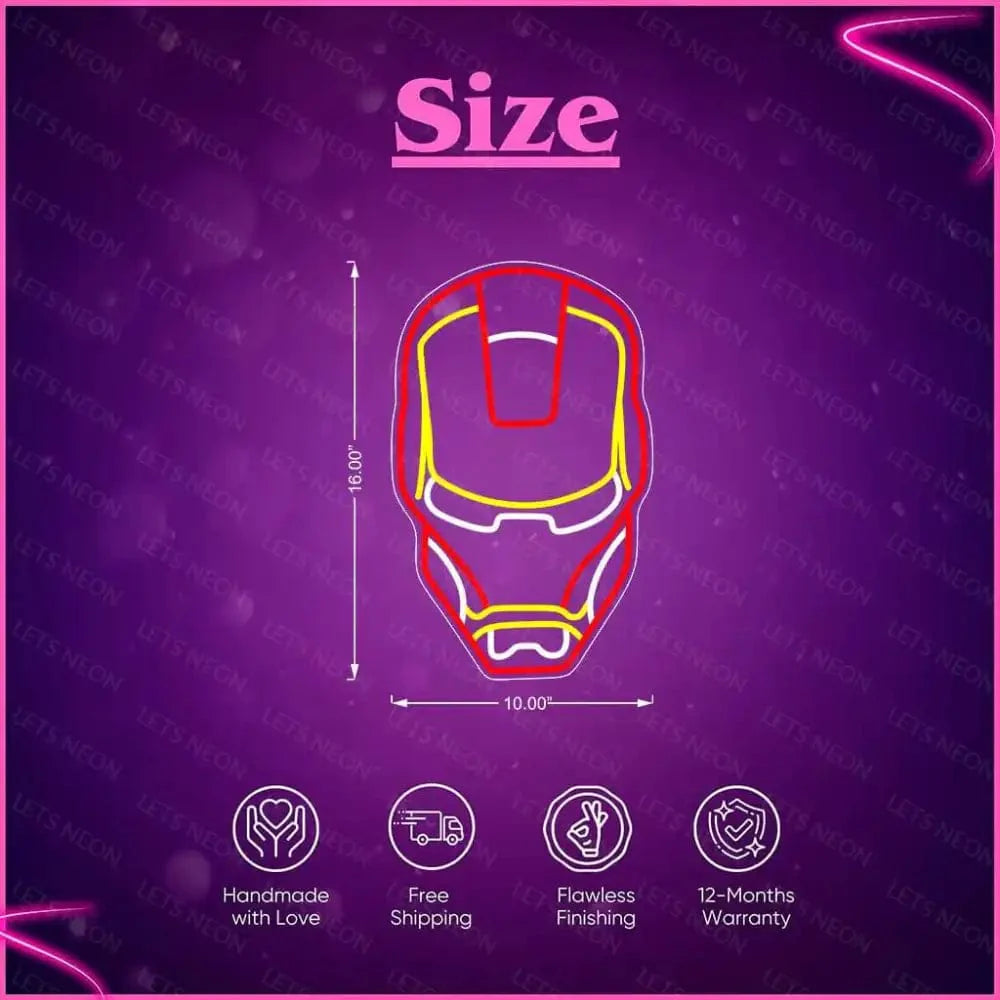 Iron Man Neon Sign Lets Neon