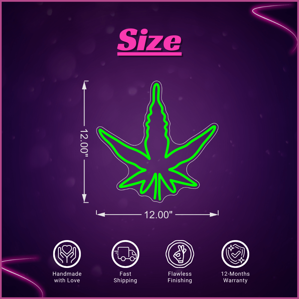 Marijuana Neon Sign Lets Neon