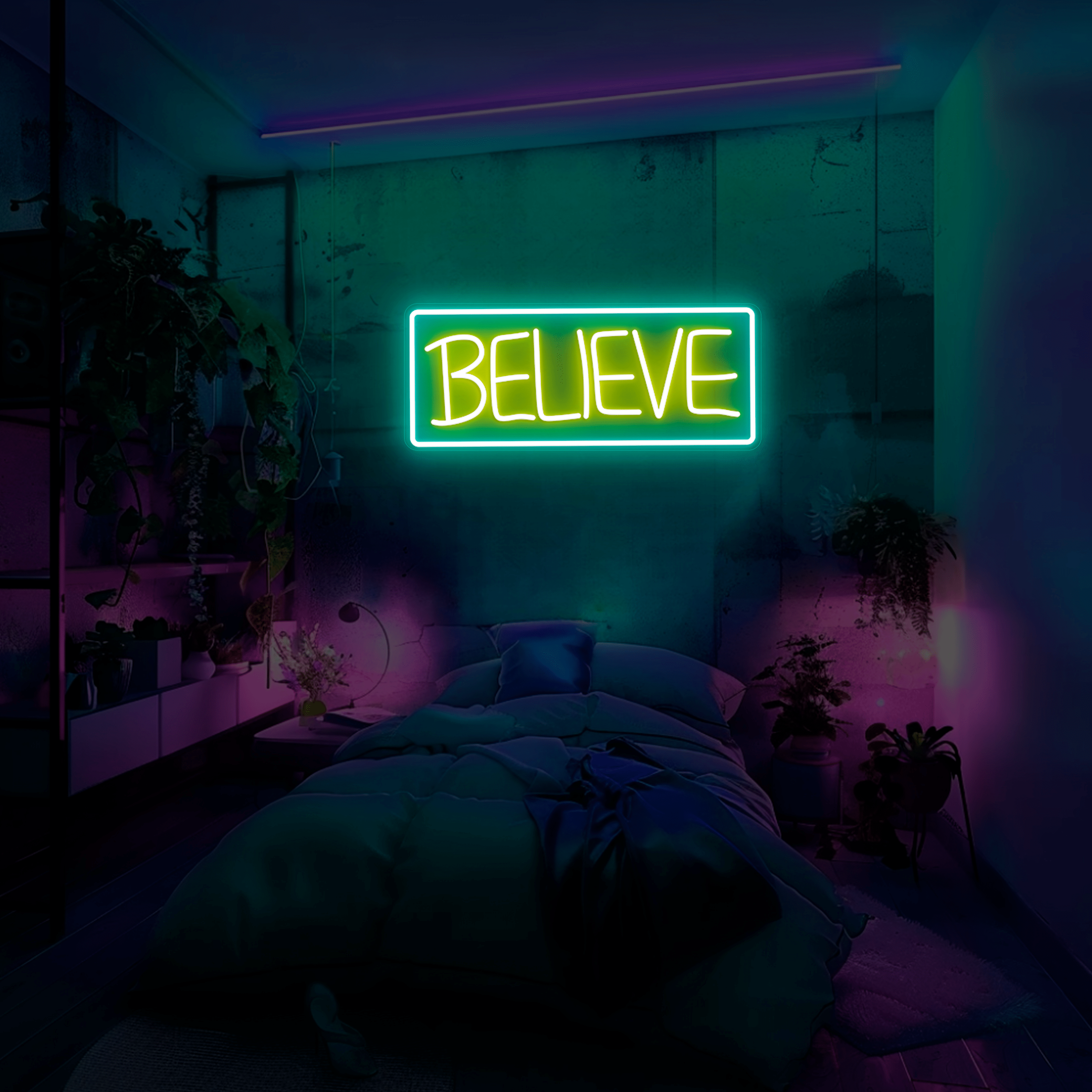 BELIEVE Neon Sign Lets Neon