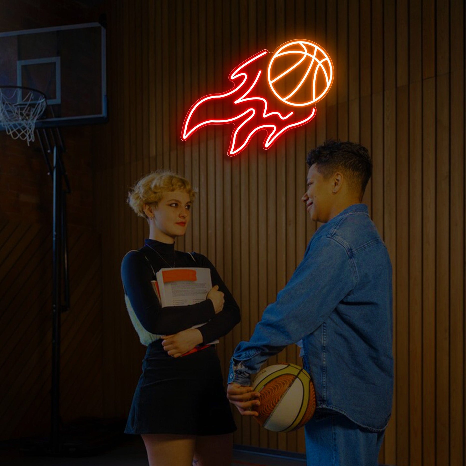 Basket Ball Neon Sign Lets Neon