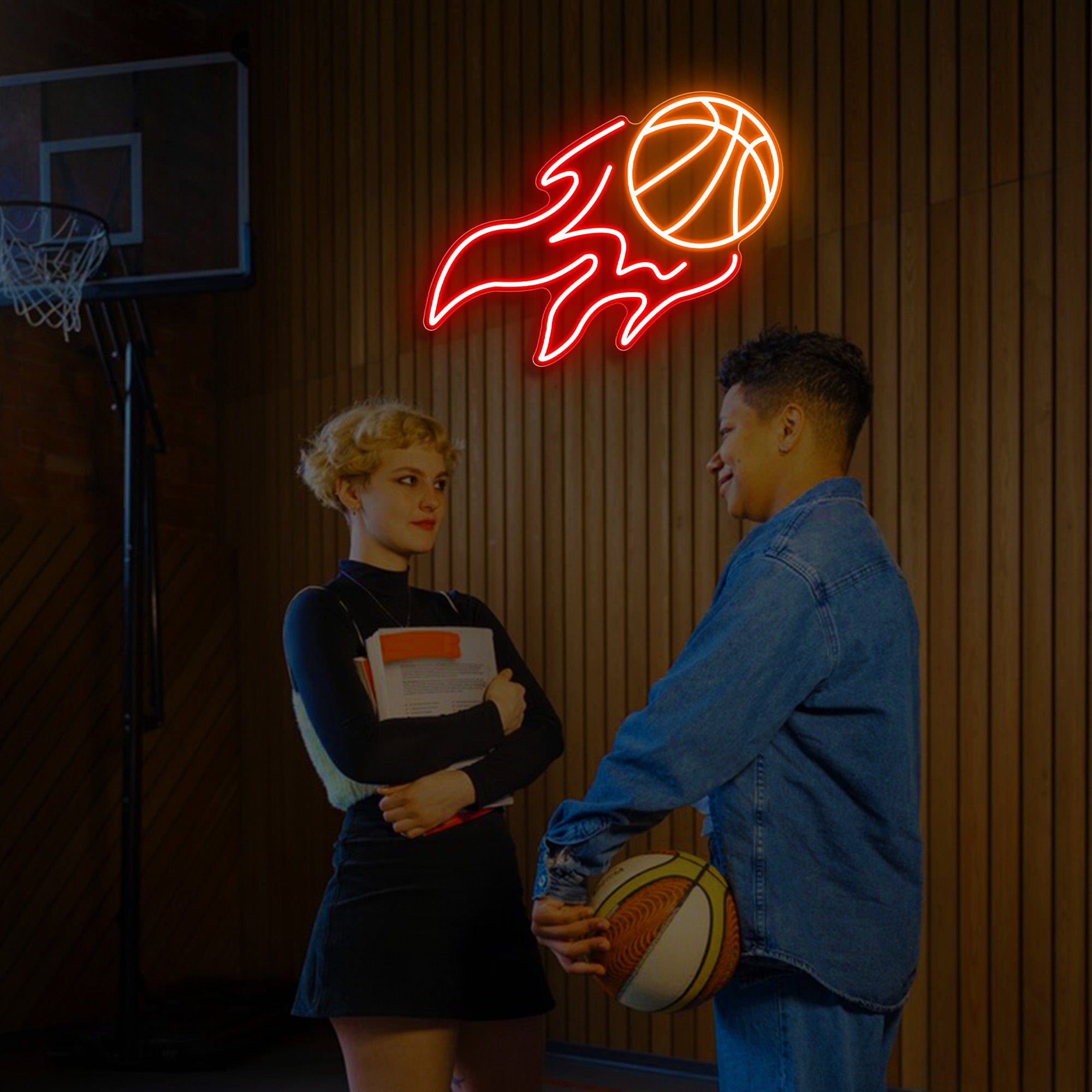 Basket Ball Neon Sign Lets Neon