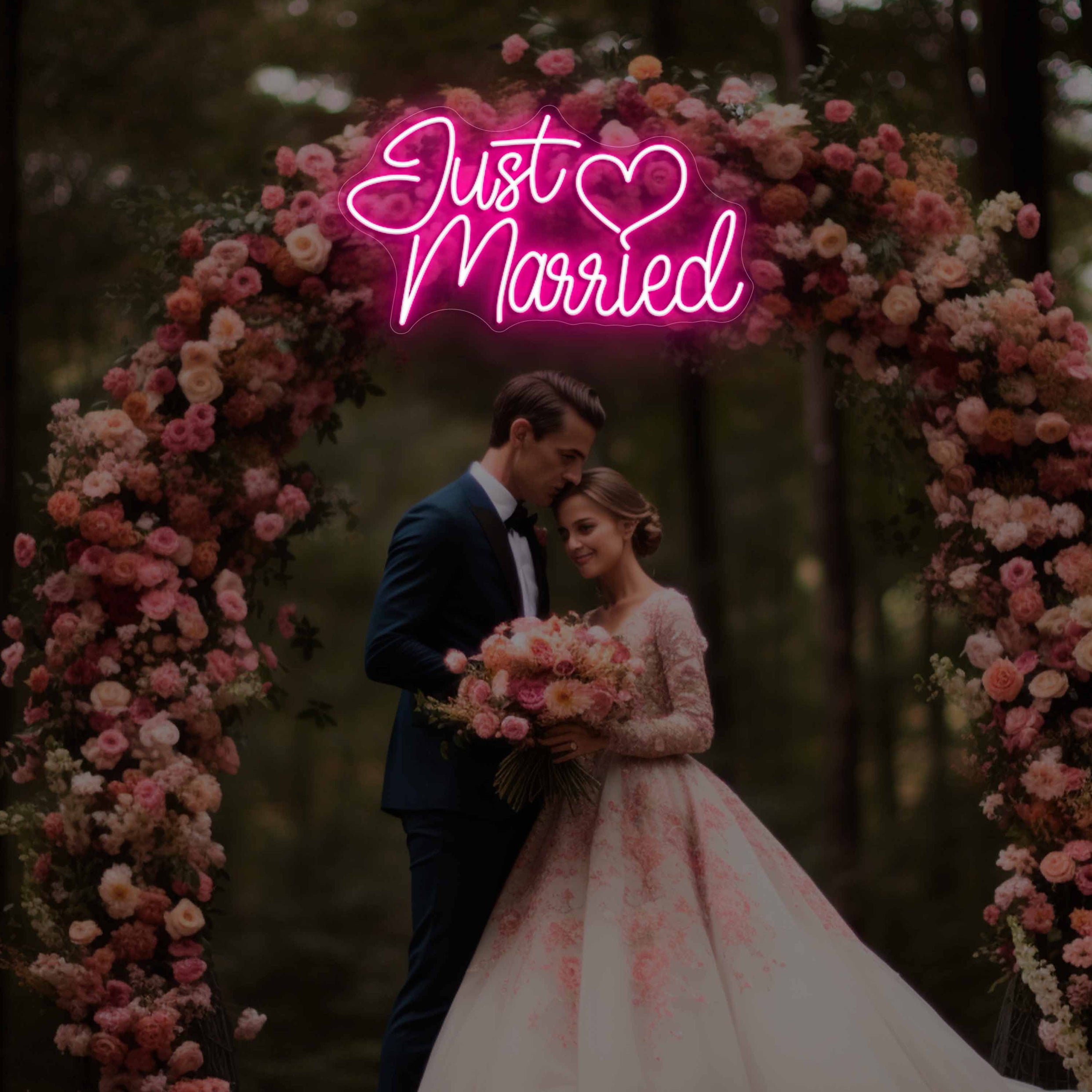 Just Married Neon Sign Lets Neon
