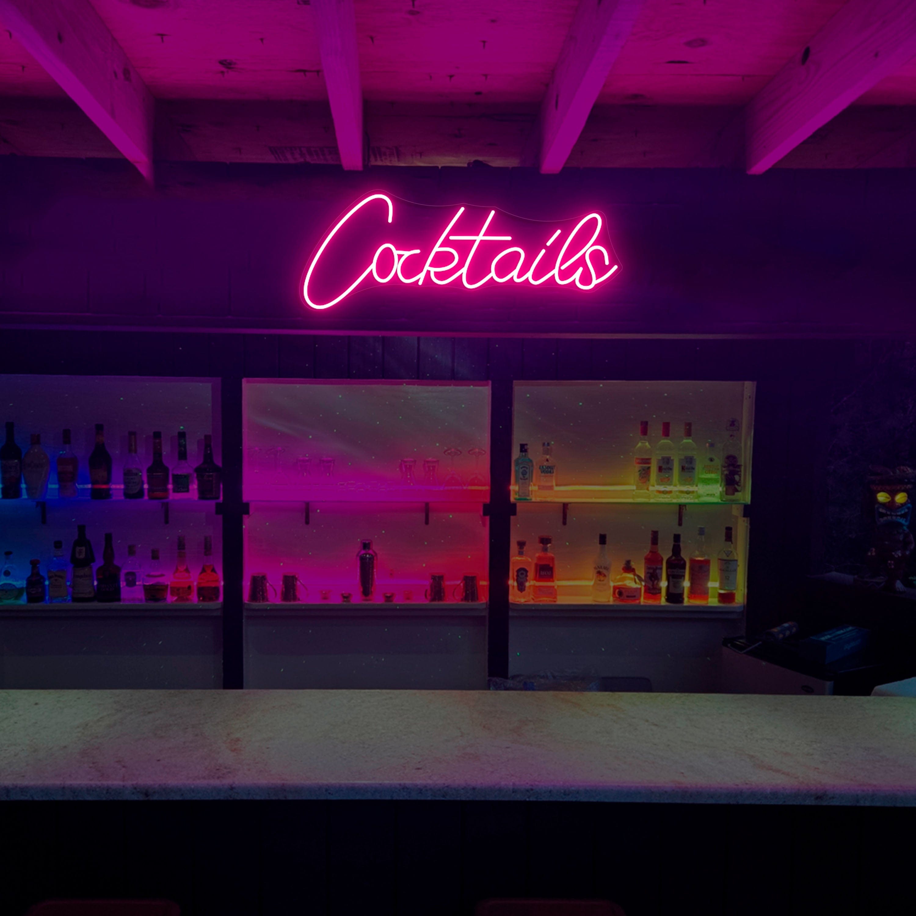 Cocktails Neon Sign Lets Neon