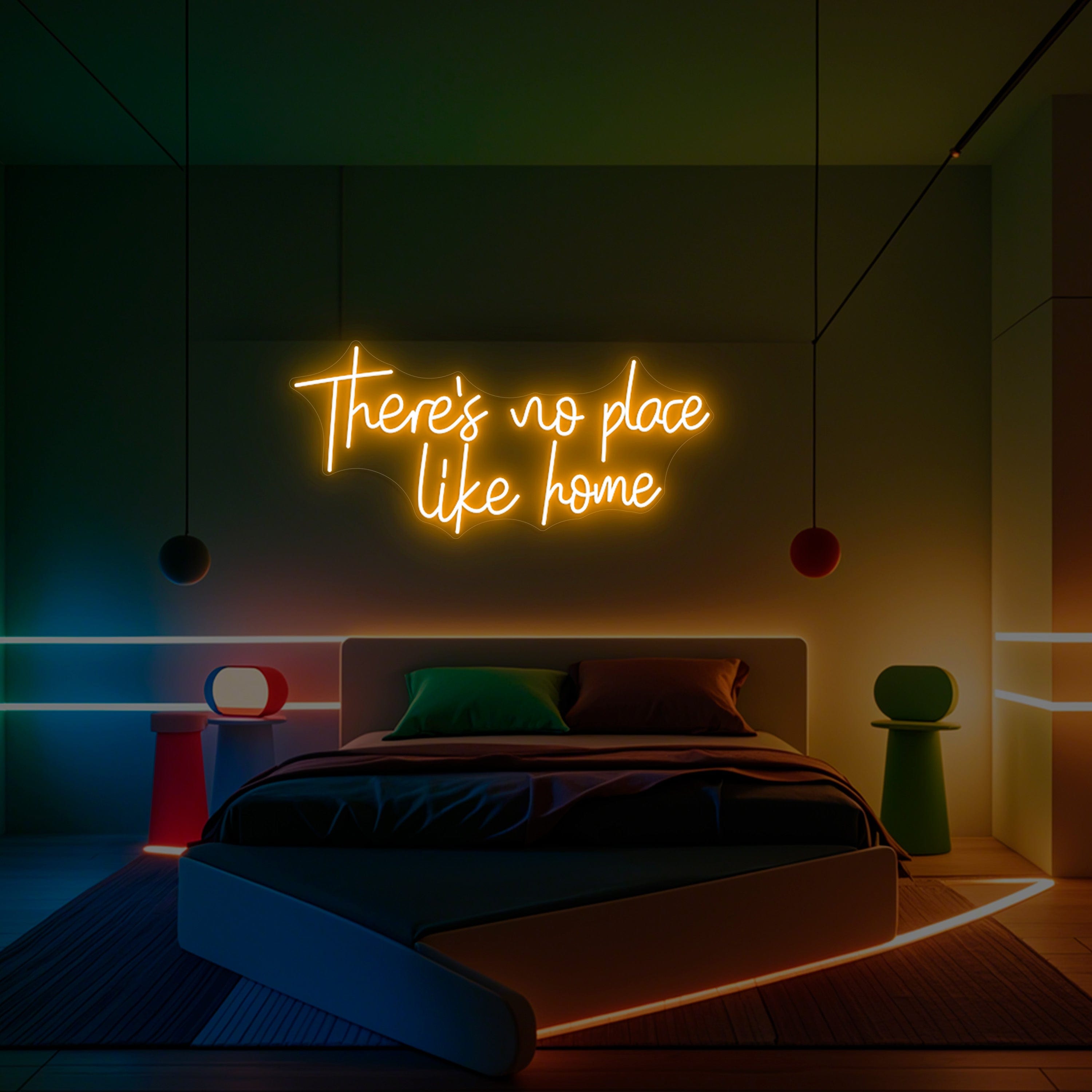 There's no place like home Neon Sign Lets Neon
