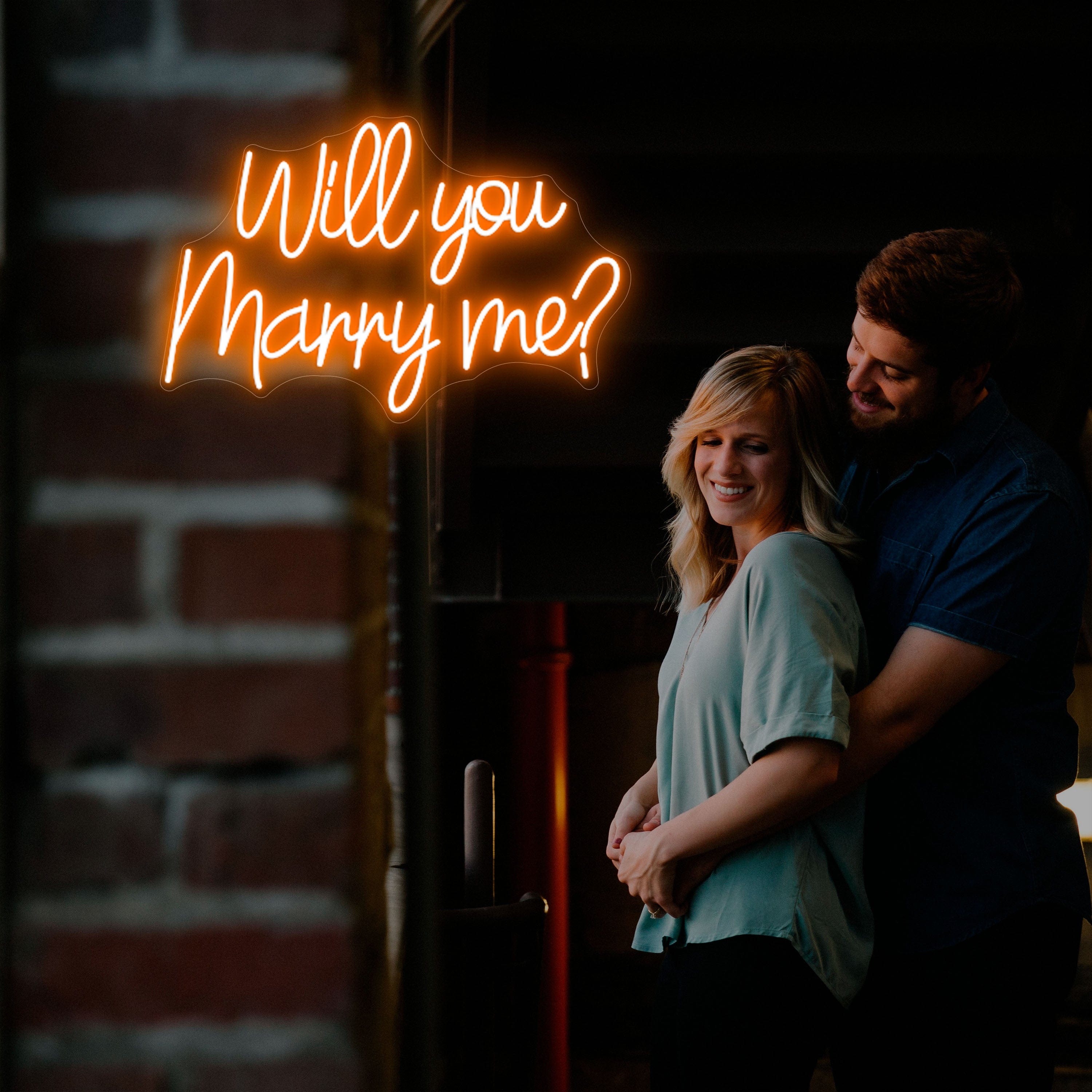 Will you marry me? Neon Sign Lets Neon