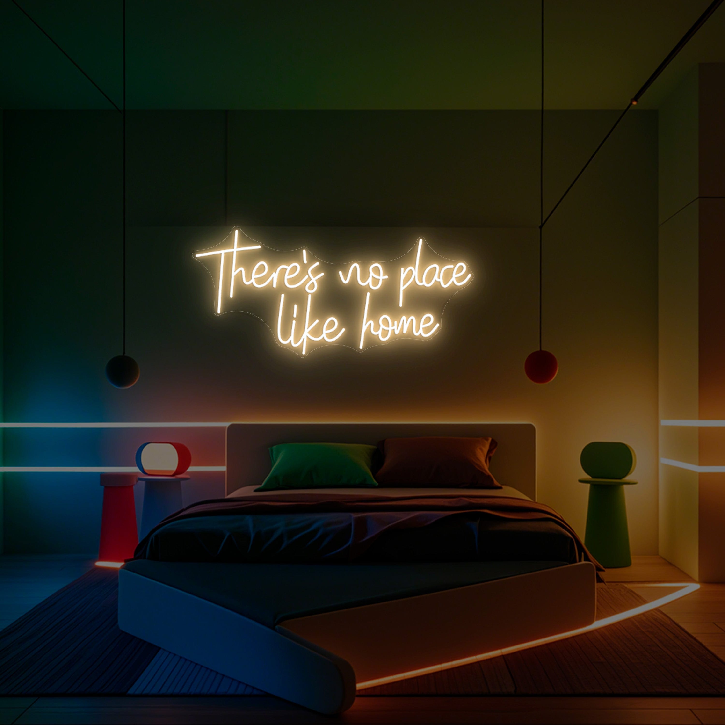 There's no place like home Neon Sign Lets Neon