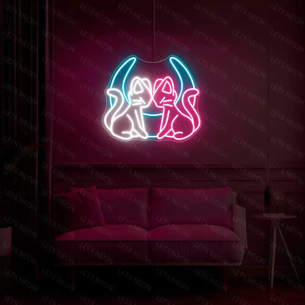 Moon Cats Neon Sign Lets Neon