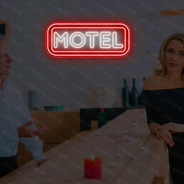 Motel Neon Sign Lets Neon