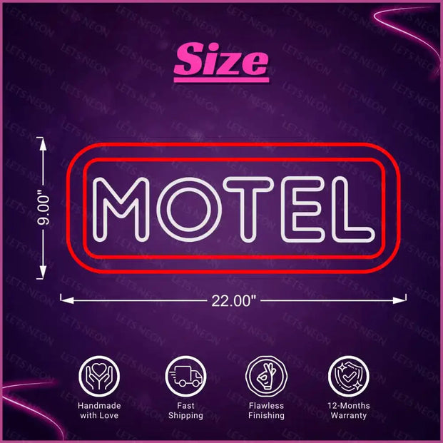 Motel Neon Sign Lets Neon