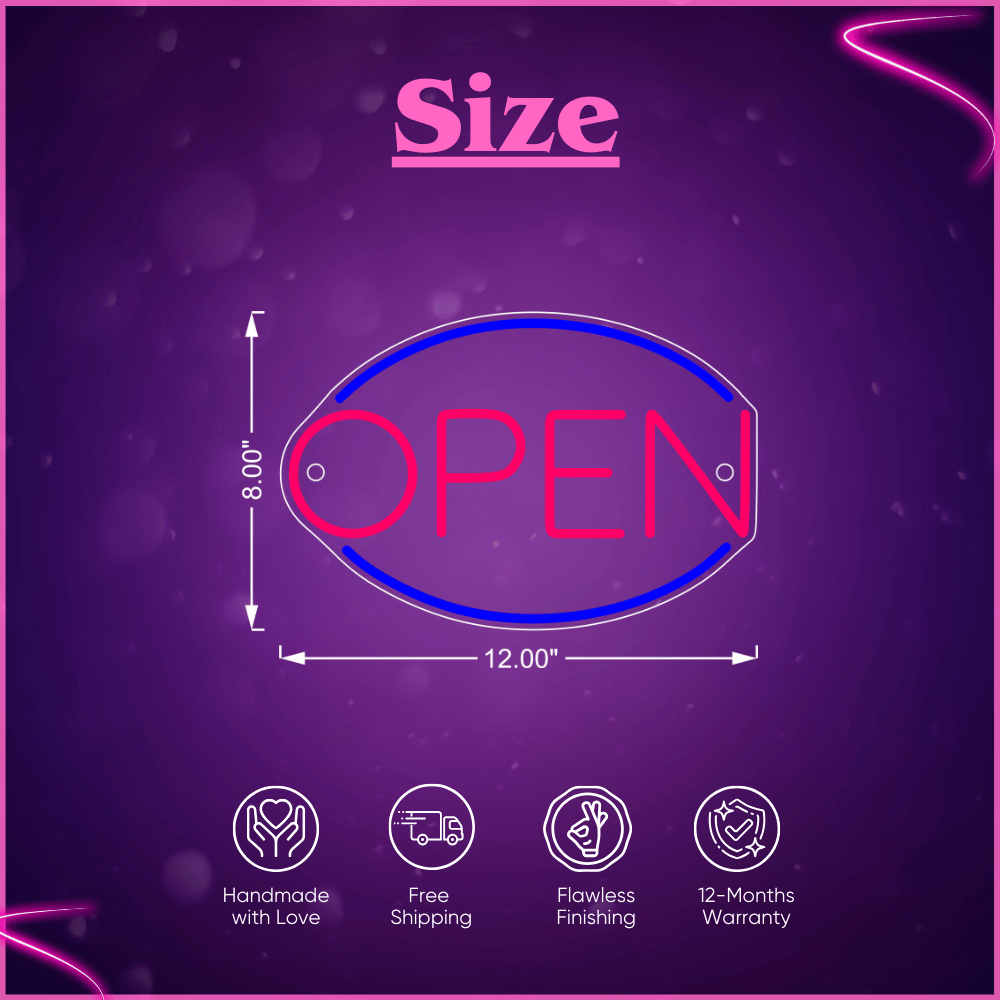 Open Neon Sign