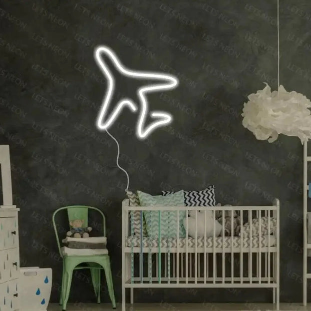 Plane Neon sign Lets Neon