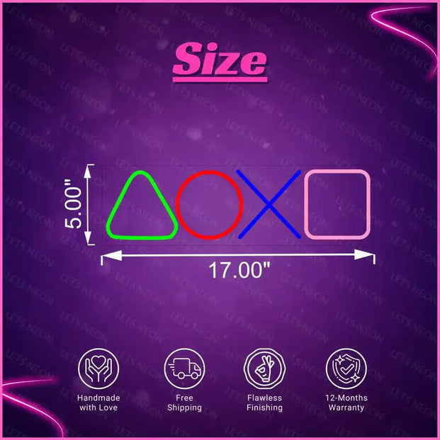 Play Station Neon Sign Lets Neon