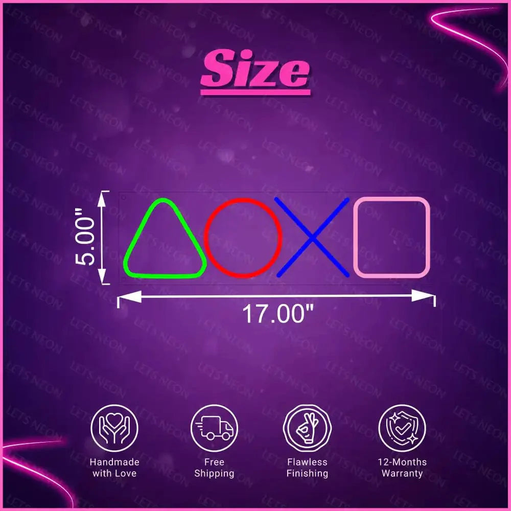 Play Station Neon Sign Lets Neon