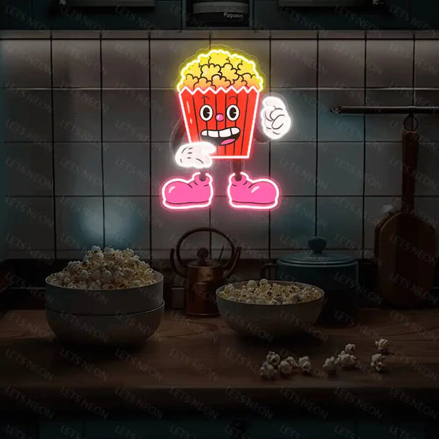 Popcorn UV Neon Sign Lets Neon
