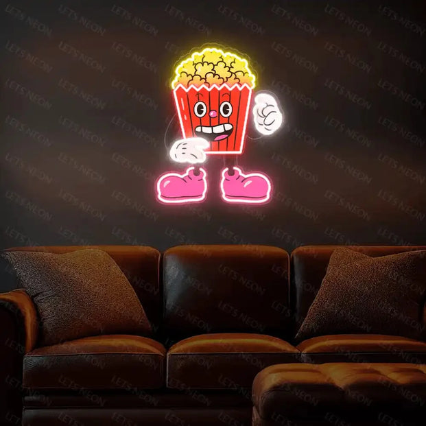 Popcorn UV Neon Sign Lets Neon