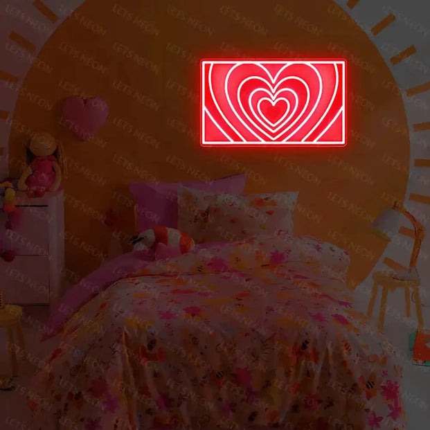 PPG Heart UV Neon Sign Lets Neon