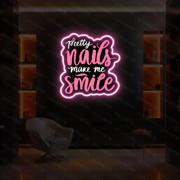 Pretty Nails UV Neon Sign Lets Neon