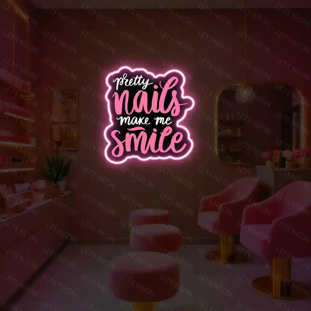 Pretty Nails UV Neon Sign Lets Neon