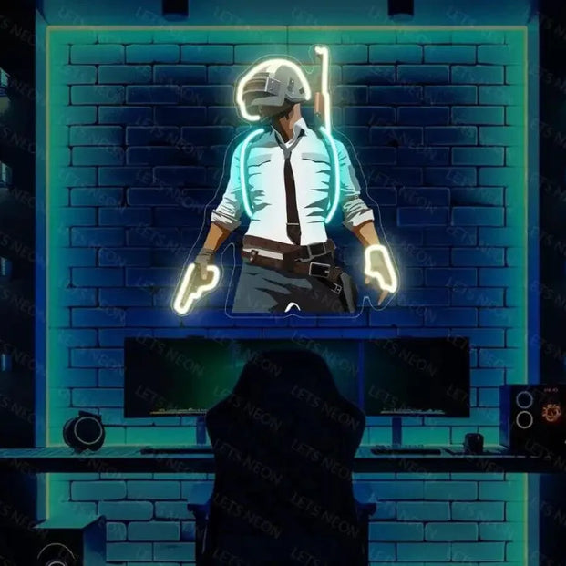 Pubg UV Neon Sign Lets Neon