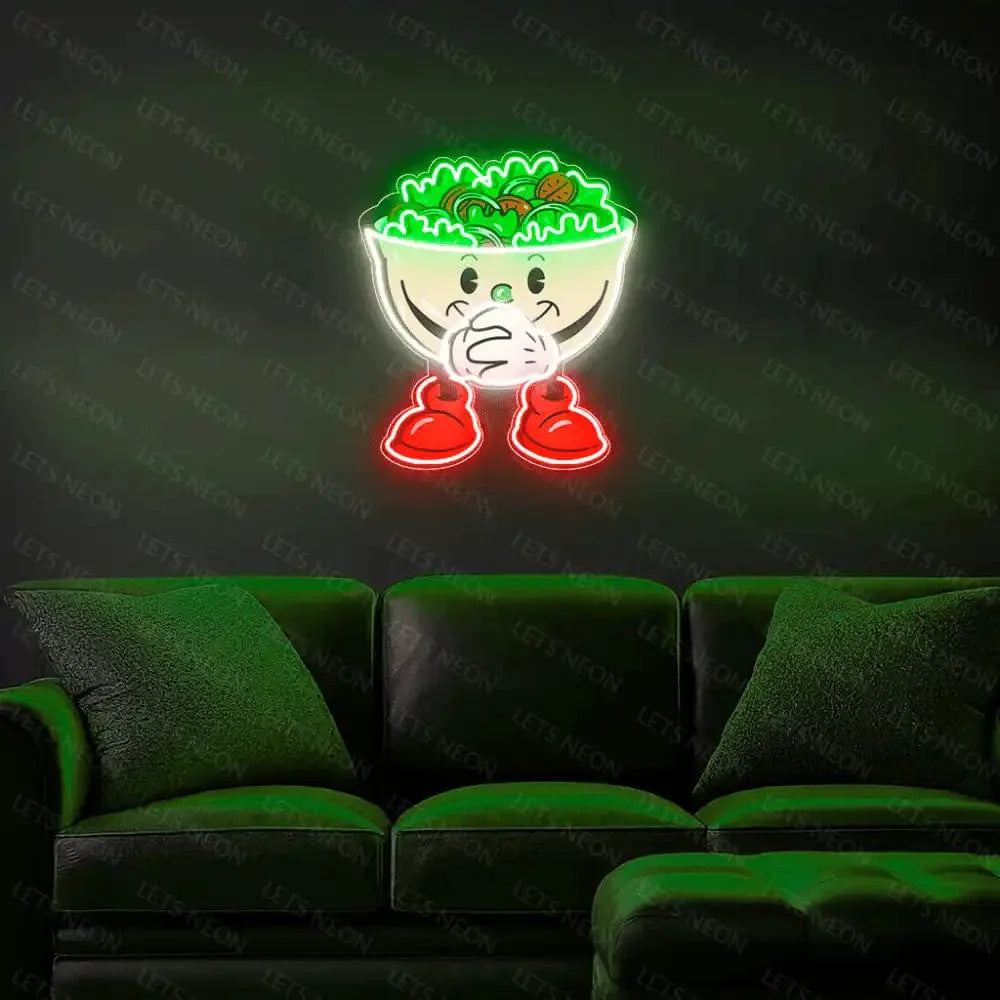 Salad Bowl UV Neon Sign Lets Neon