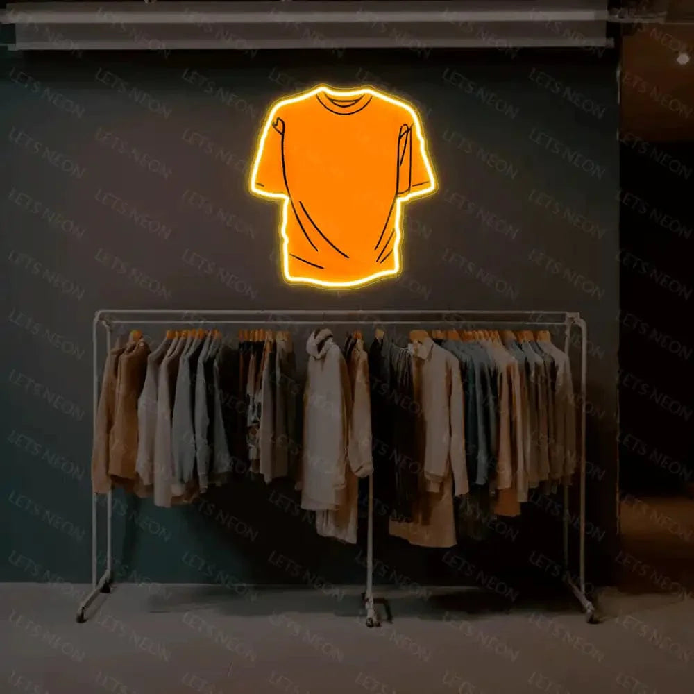 Shirt UV Neon Sign Lets Neon