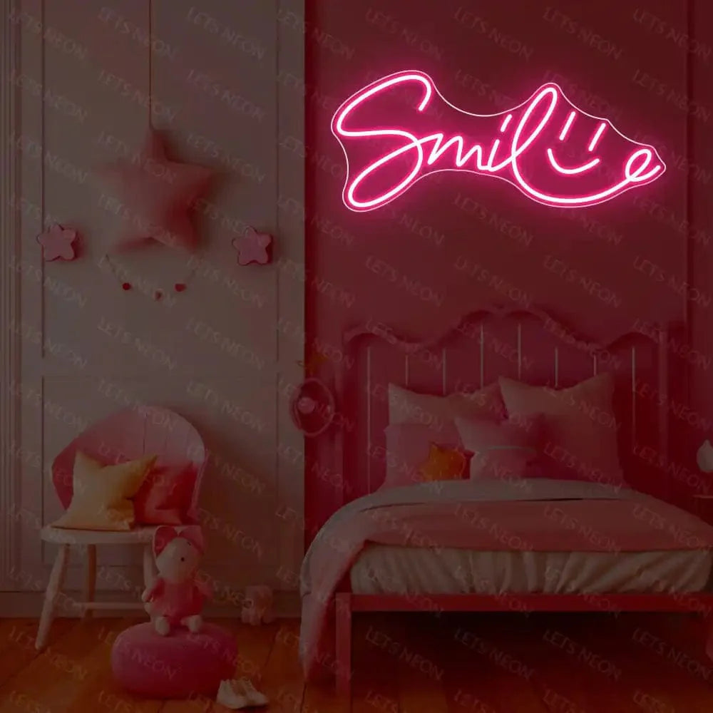 Smile Neon Sign Lets Neon