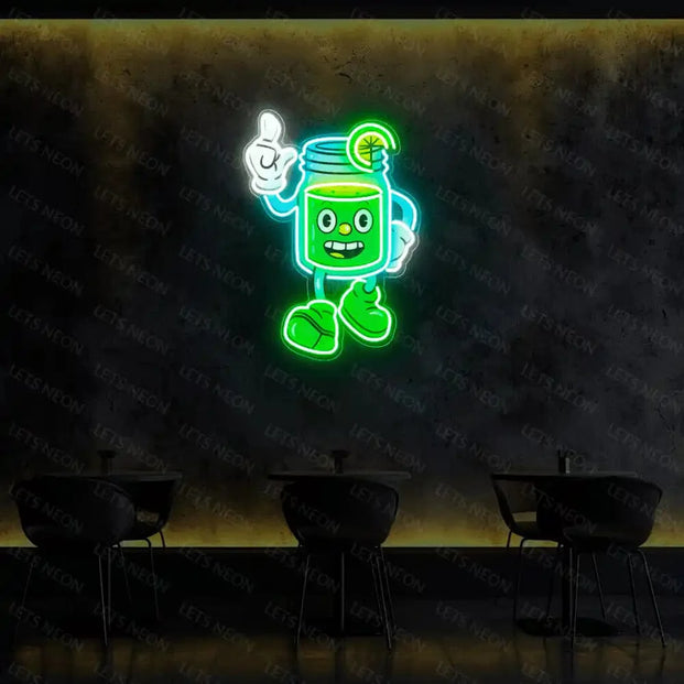 Smoothie UV Neon Sign Lets Neon