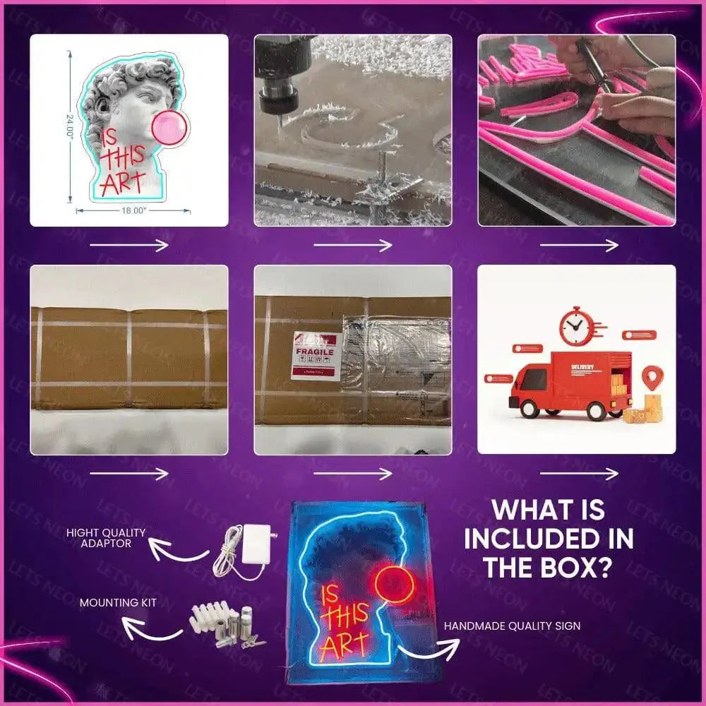 Smoothie UV Neon Sign Lets Neon