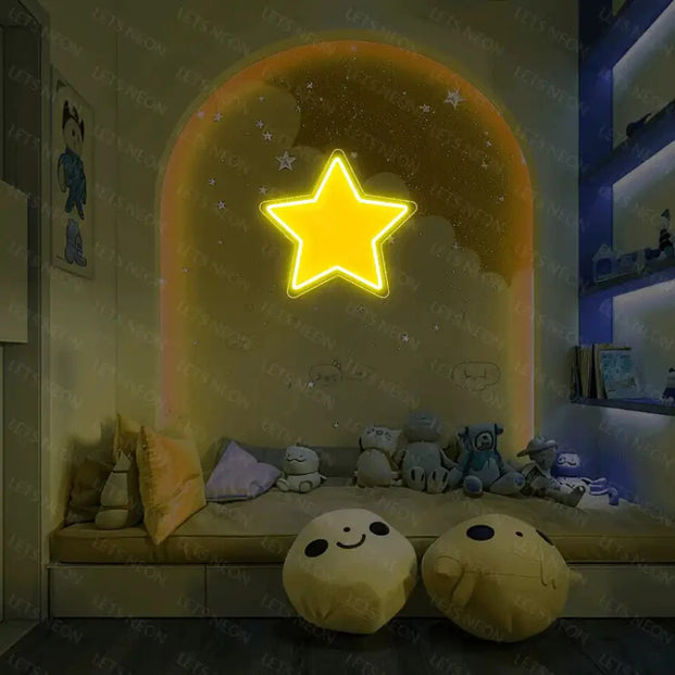 Star UV Neon Sign Lets Neon