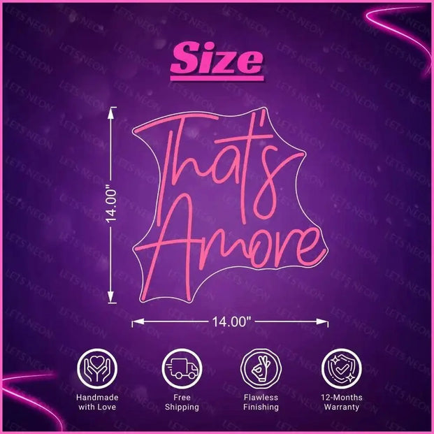 That's Amore Neon Sign Lets Neon