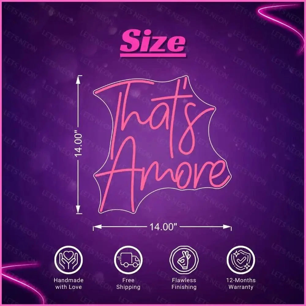That's Amore Neon Sign Lets Neon