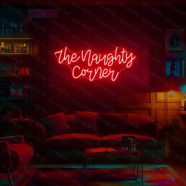 The Naughty Corner Neon Sign Lets Neon