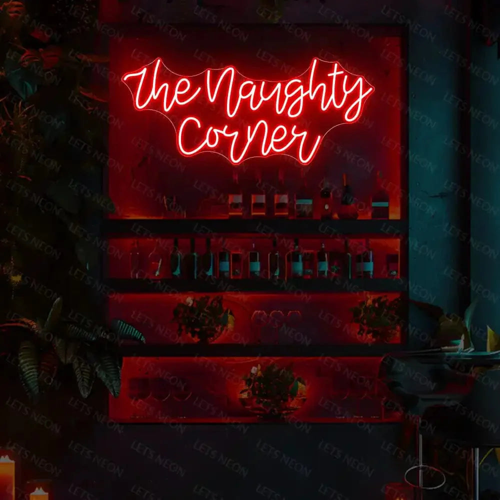 The Naughty Corner Neon Sign Lets Neon