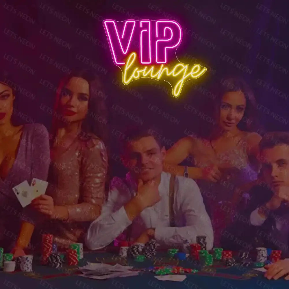 Vip Lounge Neon Sign Lets Neon