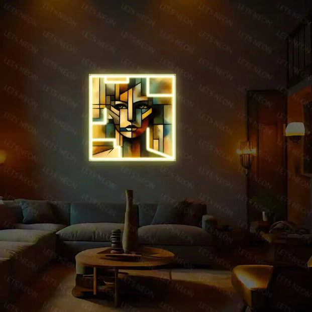 Wall Art UV Sign Lets Neon