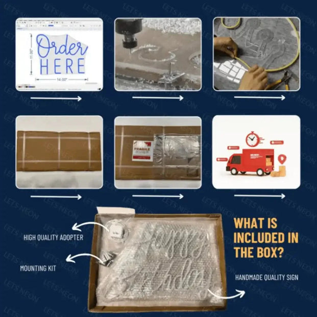 Hello Babe Neon sign Lets Neon